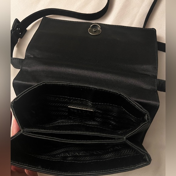 RARE VINTAGE SATIN PRADA BAG - Picture 9 of 15